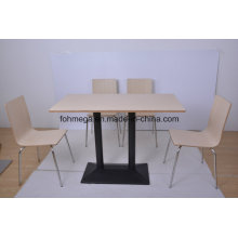 Fast Food Restaurant 4 Seater Dining Sets (FOH-NCP15-6)